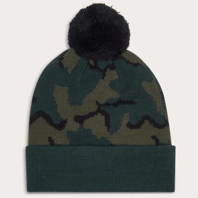 Printed Pom Beanie